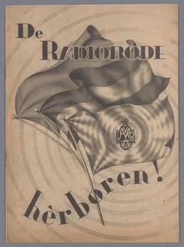 RECORD DATE NOT STATED  De Radio Code, AVRO, 1945 magazine Leaved leaf in ... Stock Photos