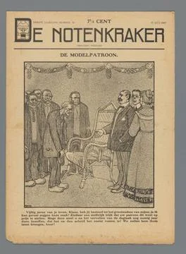 RECORD DATE NOT STATED  De Notenkraker, July 27, 1907 / De Model pattern, ... Stock Photos