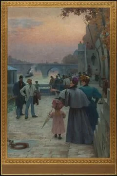 RECORD DATE NOT STATED  Decor for the Lobau gallery, town hall in Paris. T... Stock Photos
