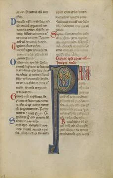 RECORD DATE NOT STATED Decorated Initial P. Unknown Copyright: xpiemagsx g... Foto stock