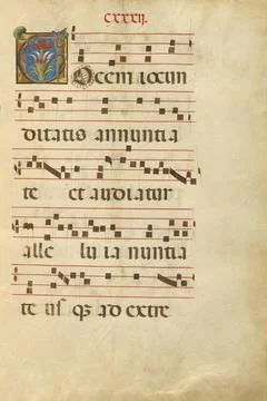 RECORD DATE NOT STATED Decorated Initial V. Unknown Copyright: xpiemagsx g... 스톡 사진