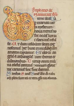 RECORD DATE NOT STATED Decorated Monogram VD. Unknown Copyright: xpiemagsx... Foto stock