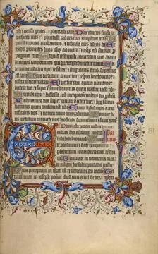 RECORD DATE NOT STATED Decorated Initial E. Unknown Copyright: xpiemagsx g... Foto stock