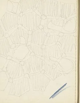 RECORD DATE NOT STATED  Decorative pattern, c. 1916 - c. 1945 Leaf 46 Vers... Stock Photos