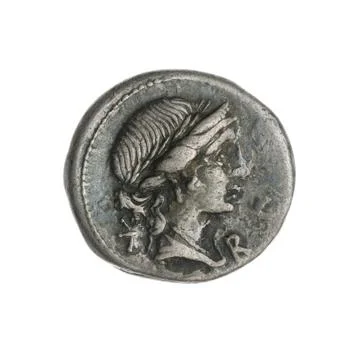 RECORD DATE NOT STATED  Denar (he is stamped); Aemilius Lepidus, Mn. (fl. ... Stock Photos