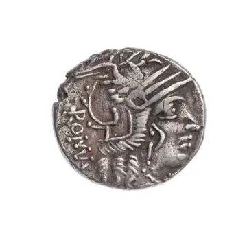 RECORD DATE NOT STATED  denarius; Fulvius, cn. (fl. 117-116 A.C.), Calidiu... Stock Photos