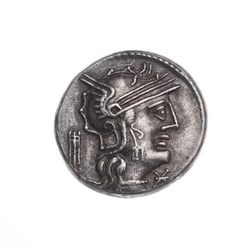 RECORD DATE NOT STATED  denarius; Opimius, M. (fl. 131 A.C.); 131 BC (-131... Stock Photos