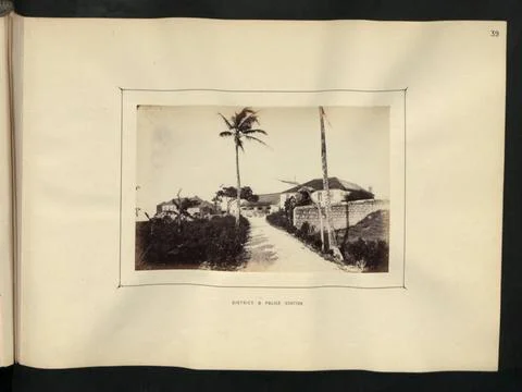 RECORD DATE NOT STATED  Description: District D Police Station Location: B... Stock Photos