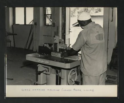 RECORD DATE NOT STATED  Description: Wood Working Machine (Lower Prison, L... Stock Photos