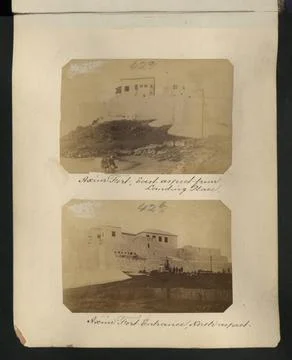 RECORD DATE NOT STATED  Description: Axim Fort, east aspect from landing p... Stock Photos