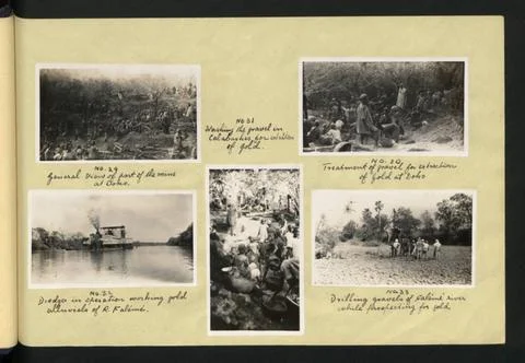 RECORD DATE NOT STATED  Description: General view of part of the mine at D... 스톡 사진