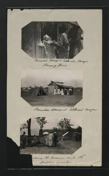 RECORD DATE NOT STATED  Description: Barambah Aboriginal Settlement, Murgo... Stock Photos
