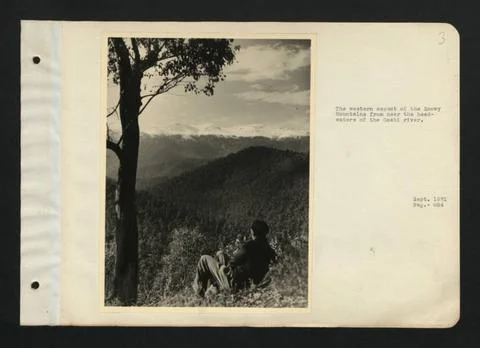 RECORD DATE NOT STATED  Description: The western aspect of the Snowy Mount... Stock Photos