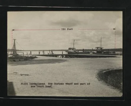 RECORD DATE NOT STATED  Description: First installment New customs wharf a... Fotos Stock