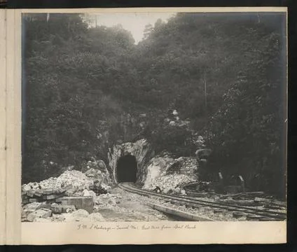 RECORD DATE NOT STATED  Description: F.M.S. Railways - Tunnel No1. East Fa... Stock Photos