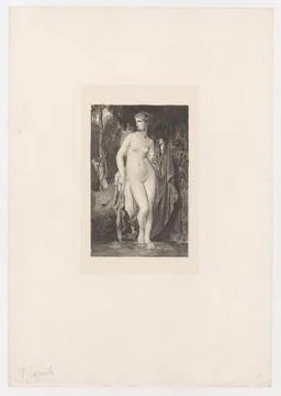 RECORD DATE NOT STATED  Diane; Jasi Ski, Feliks Stanis AW (1862-1901), Del... Stockfoto's