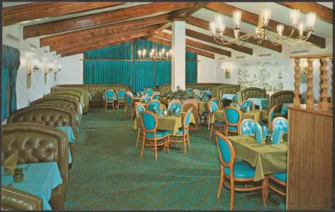 RECORD DATE NOT STATED Dining room of the Hermitage, intersection of 28 &amp; ... Stock Photos