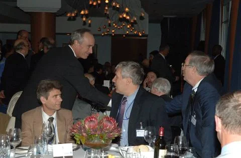 RECORD DATE NOT STATED  Dinner function at the Group on Earth Observations... Stock Photos
