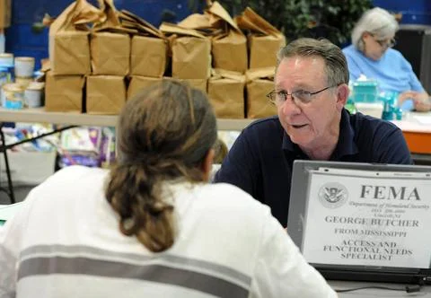 RECORD DATE NOT STATED Disaster Recovery Center Opens in Norman, Oklahoma.... Stock Photos