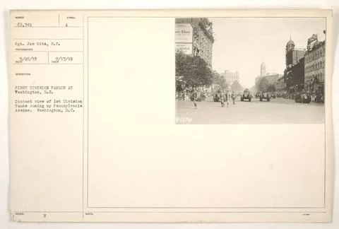 RECORD DATE NOT STATED  Distant view of the First Division Tanks from the ... Photos