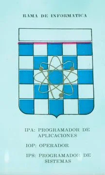 RECORD DATE NOT STATED Distinctive of the computer branch: IPA, Applicatio... Foto stock