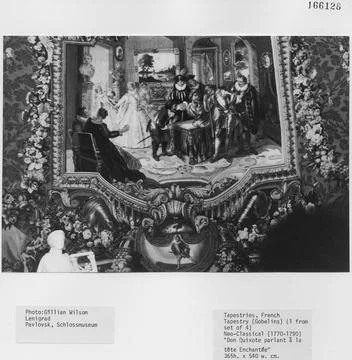 RECORD DATE NOT STATED  Don Quixote consults the enchanted head. Coypel, C... 写真素材