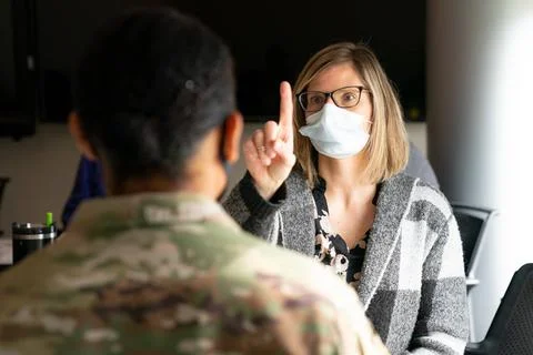 RECORD DATE NOT STATED Dr. Trisha Trujillo, an occupational therapist, par... Stock Photos