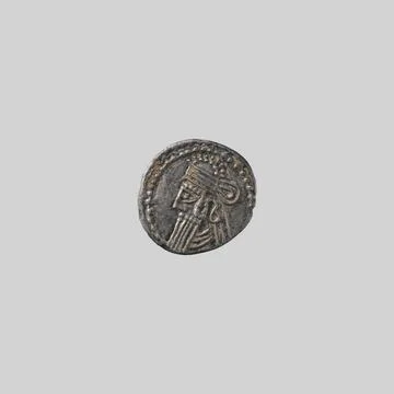 RECORD DATE NOT STATED Drachm ca. A.D. 147-191 Parthian Numismatists the s... Stock Photos