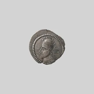 RECORD DATE NOT STATED Drachm ca. A.D. 78-110 Parthian Numismatists the sc... Stock Photos