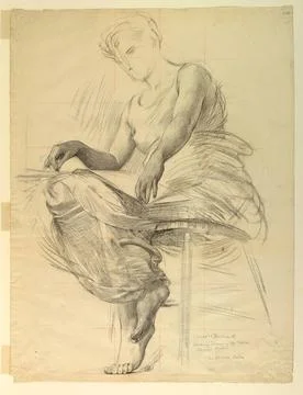 RECORD DATE NOT STATED Drawing, The Morse Code, Study for Manufactures and... 스톡 사진