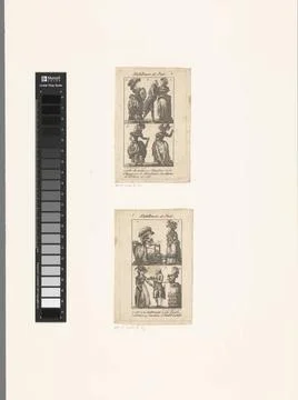 RECORD DATE NOT STATED  Dressing of Paris, no. 3: Marlborough dress (...),... Stock Photos