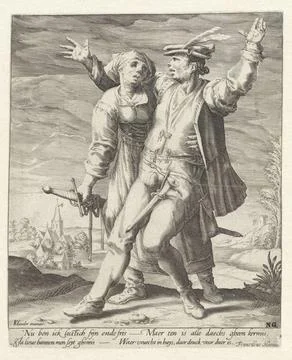 RECORD DATE NOT STATED  Drunken Farmers, Anonymous (Rejected Attribution),... Stock Photos