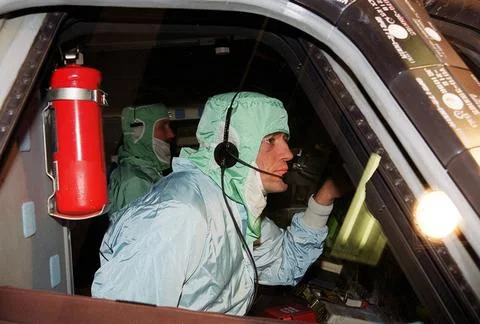 RECORD DATE NOT STATED  During a Crew Equipment Interface Test (CEIT) at K... Fotos de archivo