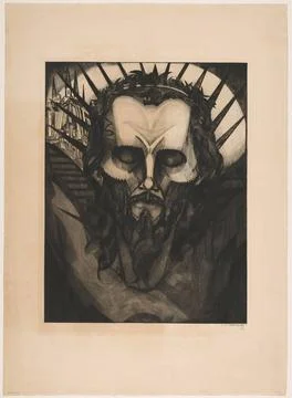 RECORD DATE NOT STATED  Ecce Homo, Lodewijk Schelfhout, 1913 print Paris p... Stock Photos