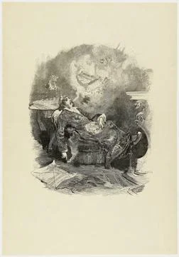 RECORD DATE NOT STATED  Edmond Morin (1824-1882). Paris rests . Bois, 1879... Stock-Fotos