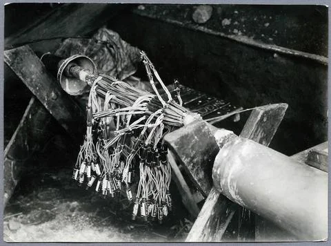 RECORD DATE NOT STATED Electrification, cable laying. Copyright: xpiemagsx... Stock Photos