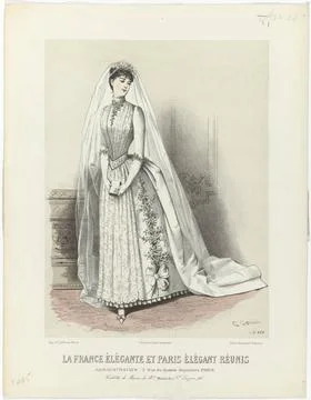 RECORD DATE NOT STATED  Elegant France and Elegant Paris gathered, 1884, L... Fotos de archivo