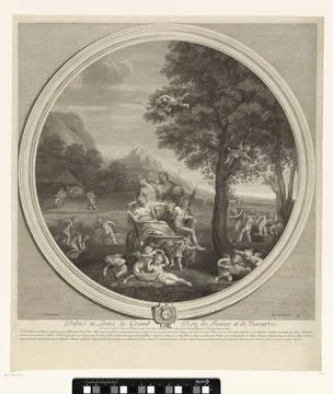 RECORD DATE NOT STATED  Element years, Etienne Baudet, After Francesco Alb... 写真素材