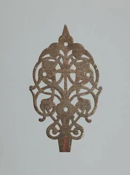 RECORD DATE NOT STATED  end of the hinge to the chest; XVII century (1601-... Stock Photos