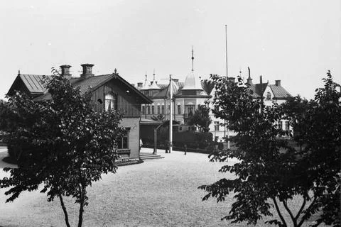 RECORD DATE NOT STATED Eskilstuna Södra Station, erected by Northern Söder. Stock Photos