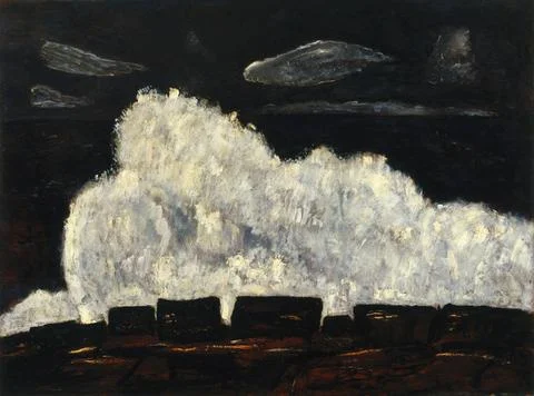 RECORD DATE NOT STATED Evening Storm, Schoodic, Maine No. 2 Marsden Hartle... 写真素材