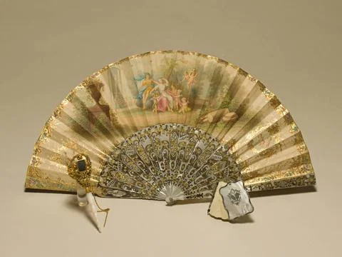 RECORD DATE NOT STATED  Eventail Psyche and Cupid , Bouquet and Bal Carnet... 写真素材