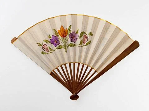 RECORD DATE NOT STATED  EVENTAIL. Flower pattern, veiled woman, rider and ... 스톡 사진