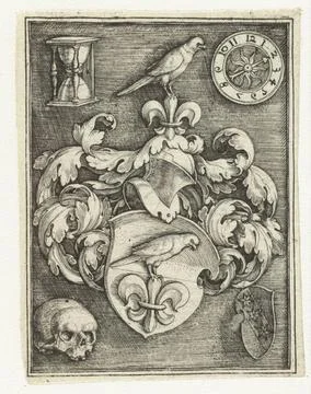 RECORD DATE NOT STATED  Ex Libris van Hieronymus Baumgärtner, Barthel Beha.. Stock Photos