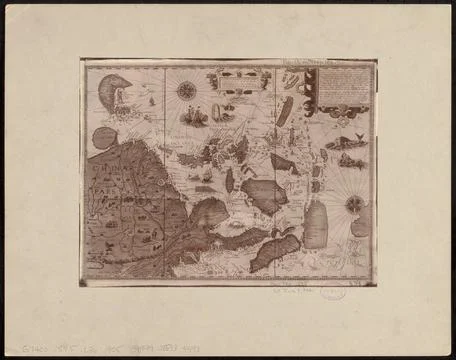 RECORD DATE NOT STATED Exacta &amp; accurata delineatio cuÌÄm orarum maritimar. 스톡 사진