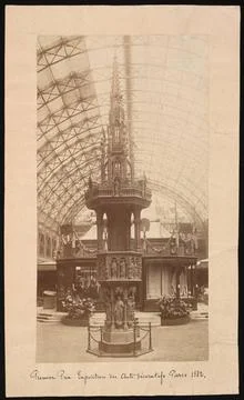 RECORD DATE NOT STATED  Exposition des Arts DÃ coratifs, Paris 1882; 1882 .. Stock Photos
