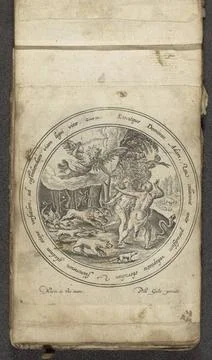 RECORD DATE NOT STATED  Expulsion from Paradise, 1580 - 1588 print The ang... Stock-Fotos