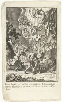 RECORD DATE NOT STATED  Expulsion from Paradise, Jan Baptist Berterham, 16... Stock-Fotos
