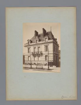 RECORD DATE NOT STATED  Facade of a villa in Paris, designed by Albert-Ern... Foto stock