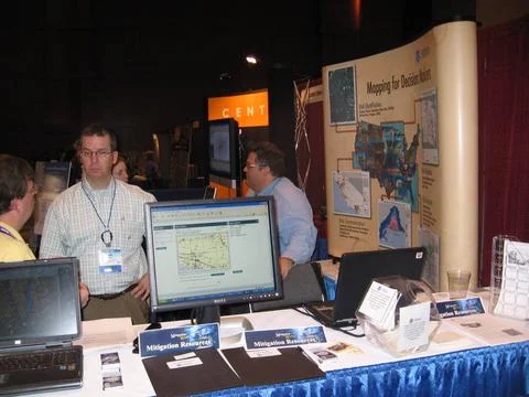 RECORD DATE NOT STATED FEMA presents mitigation information and materials ... Stock Photos